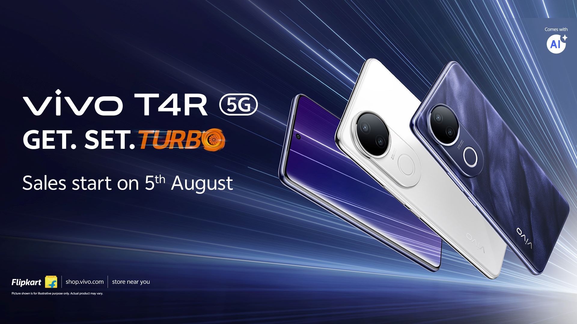 vivo T4R 5G with Quad Curved Display and IP69 Protection Launches in India
