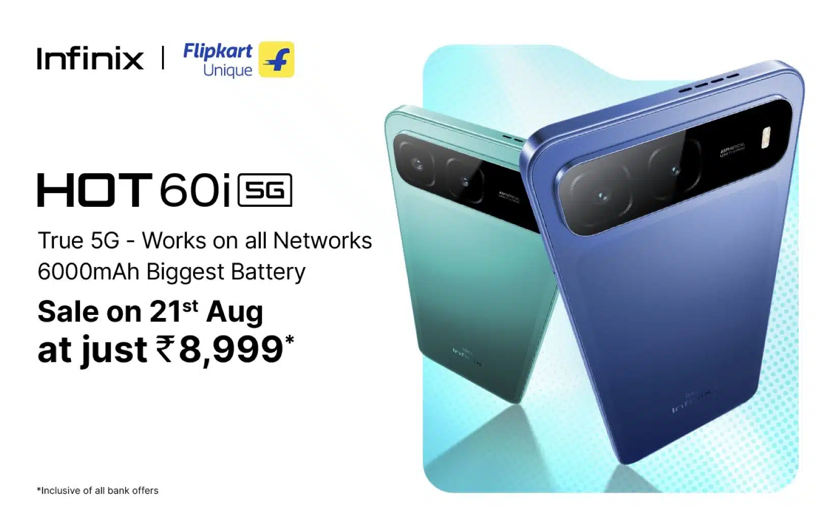 Infinix Launches HOT 60i 5G with Big Battery and AI Features in India