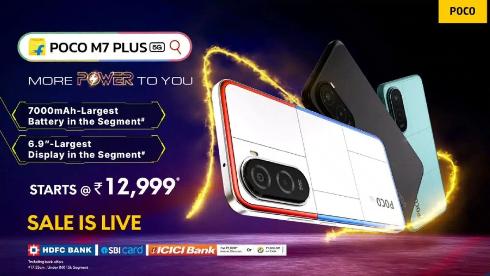 POCO M7 Plus 5G First Sale is Live on Flipkart