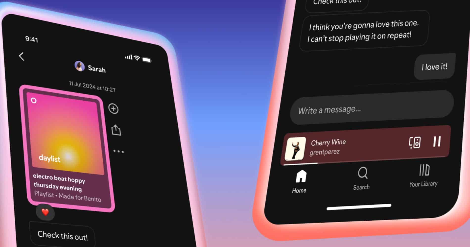 Spotify Introduces Messages for Direct In-App Music Sharing