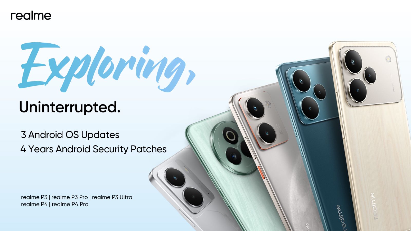 realme Extends Software Update Policy to 3 Years OS, 4 Years Security Patches for Key Smartphone Series