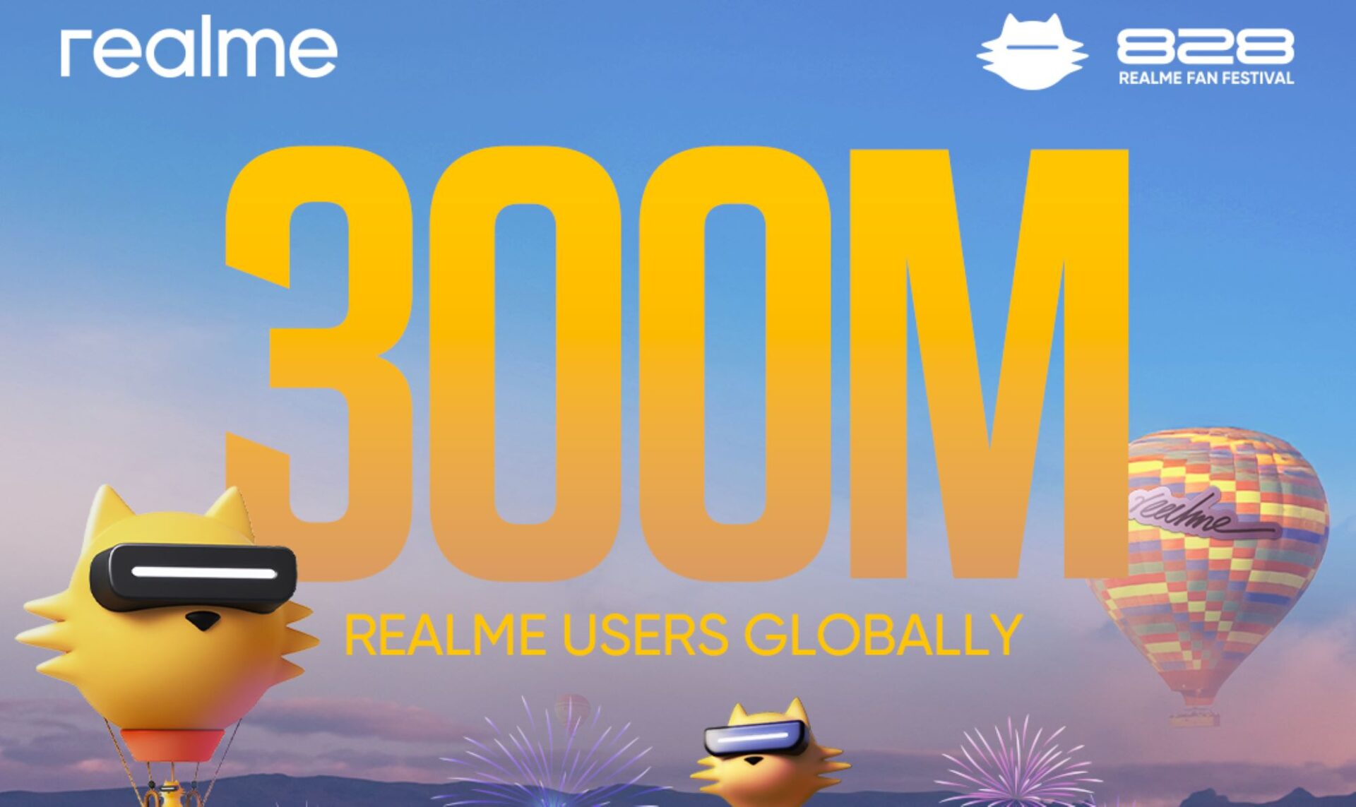 realme Surpasses 300 Million Global Users Ahead of 7th Anniversary