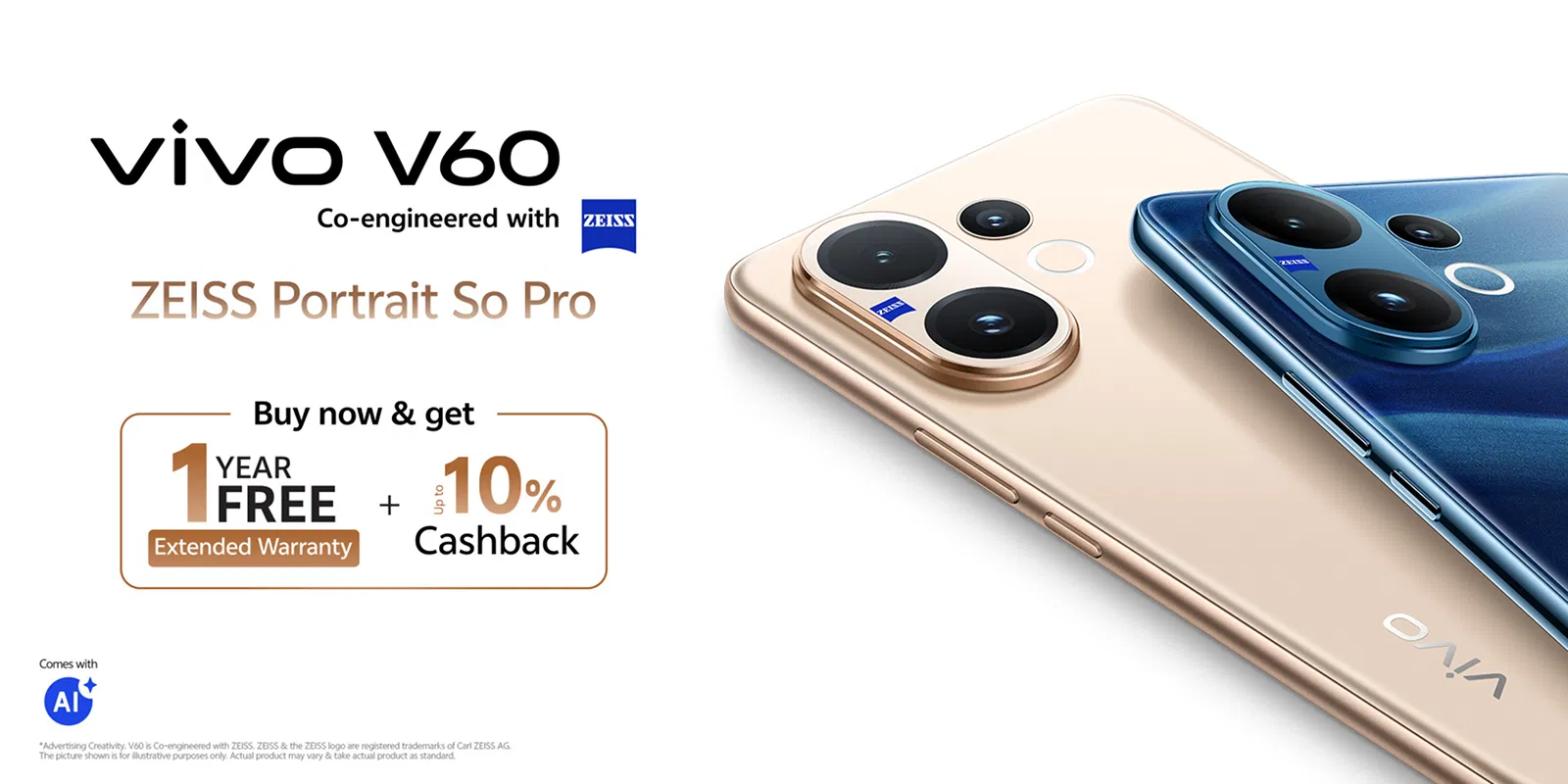 vivo V60 with Iconic Design and ZEISS Brilliance Goes on Sale with Lucrative Offers & Deals