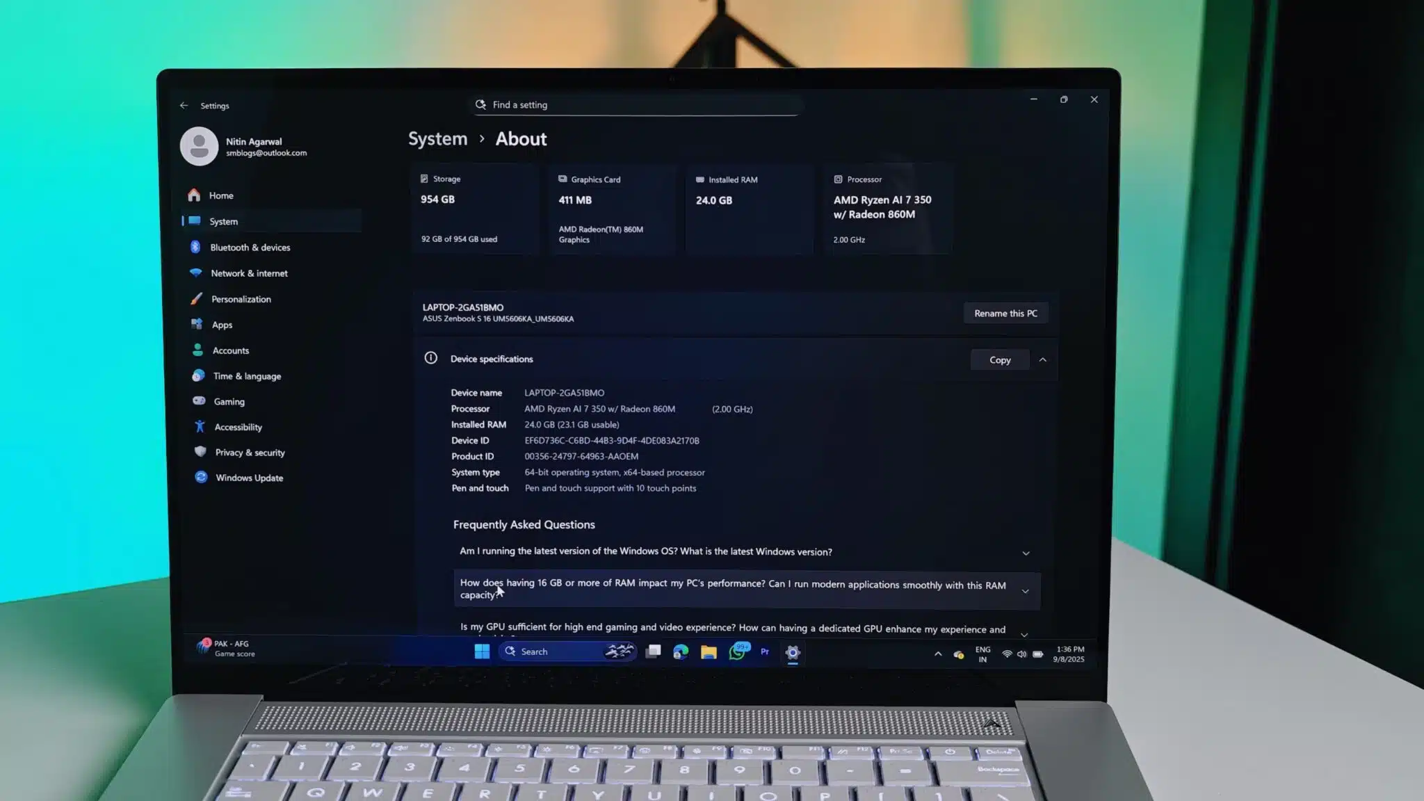 Asus Zenbook S16 Review