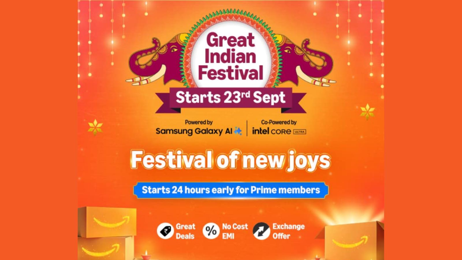 Amazon Great Indian Festival 2025 early deals offer big discounts on phones and laptops
