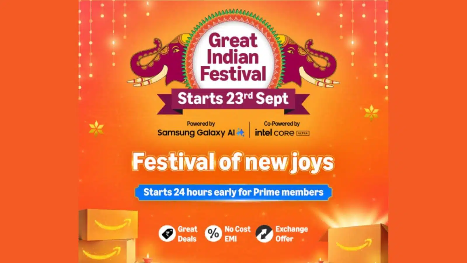 Amazon Great Indian Festival 2025 early deals offer big discounts on phones and laptops