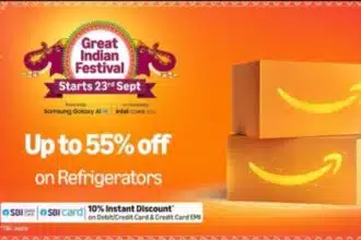 Amazon Great Indian Festival Offers Up to 55% Off on Refrigerators for Prime Members