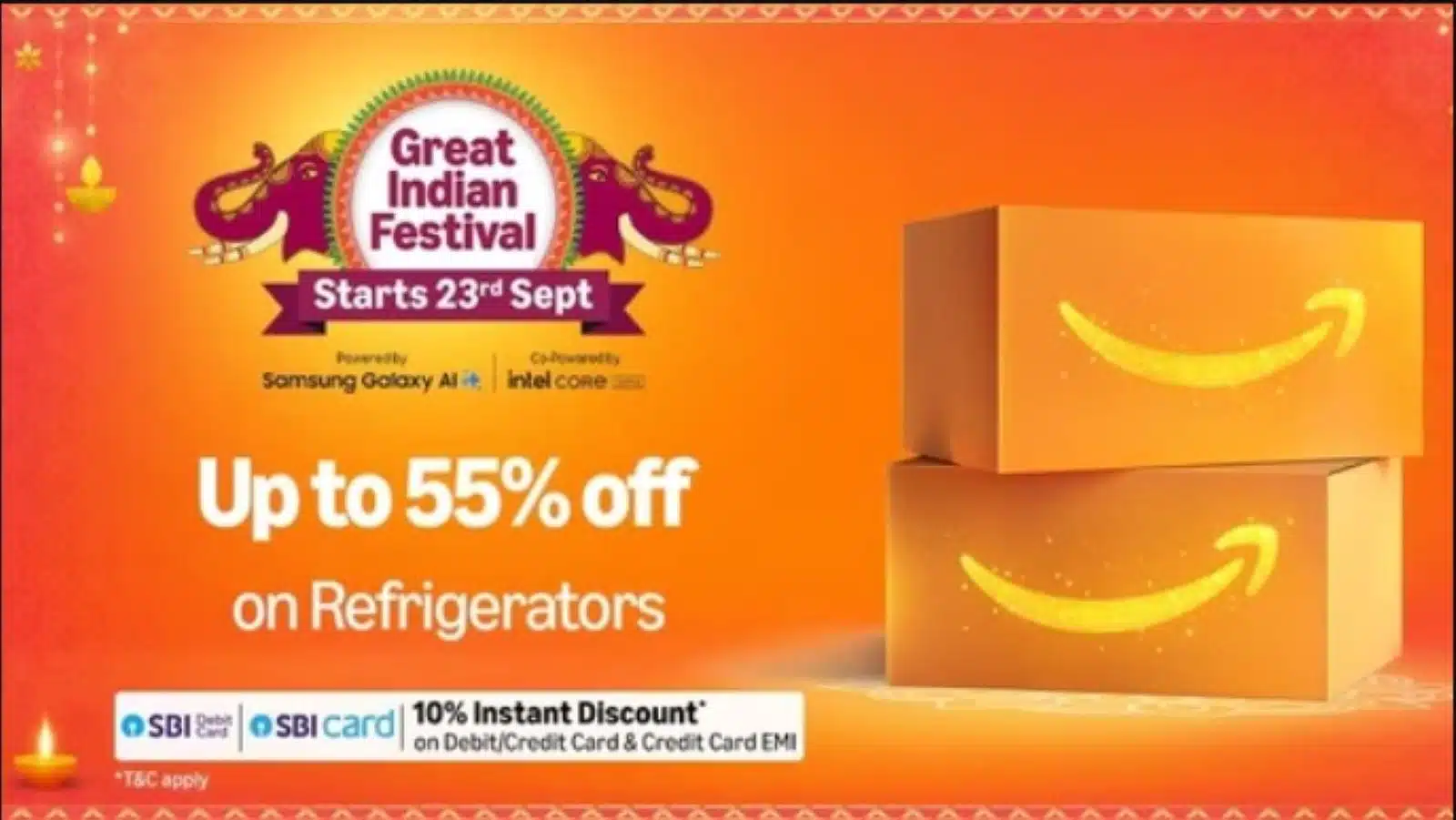Amazon Great Indian Festival Offers Up to 55% Off on Refrigerators for Prime Members