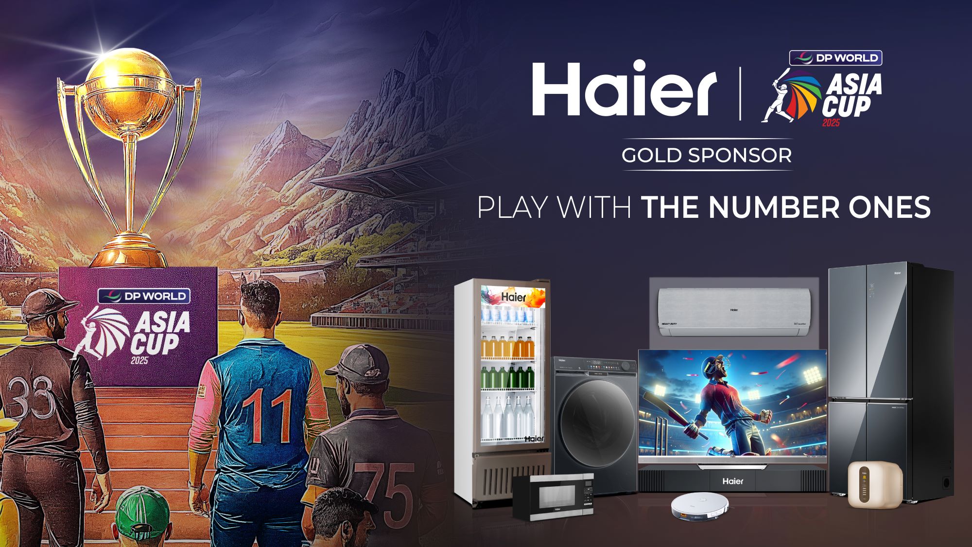Haier India Becomes Gold Sponsor for Asia Cup 2025
