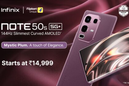 Infinix NOTE 50s 5G+ Launches in New Mystic Plum Color for INR 14,999