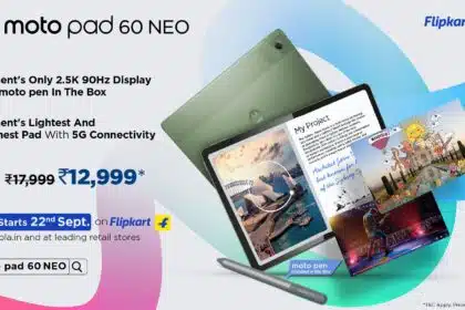 Motorola launches moto pad 60 NEO in India for INR 12,999