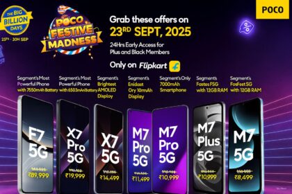 POCO Offers Big Discounts on Smartphones in Flipkart Big Billion Days Sale