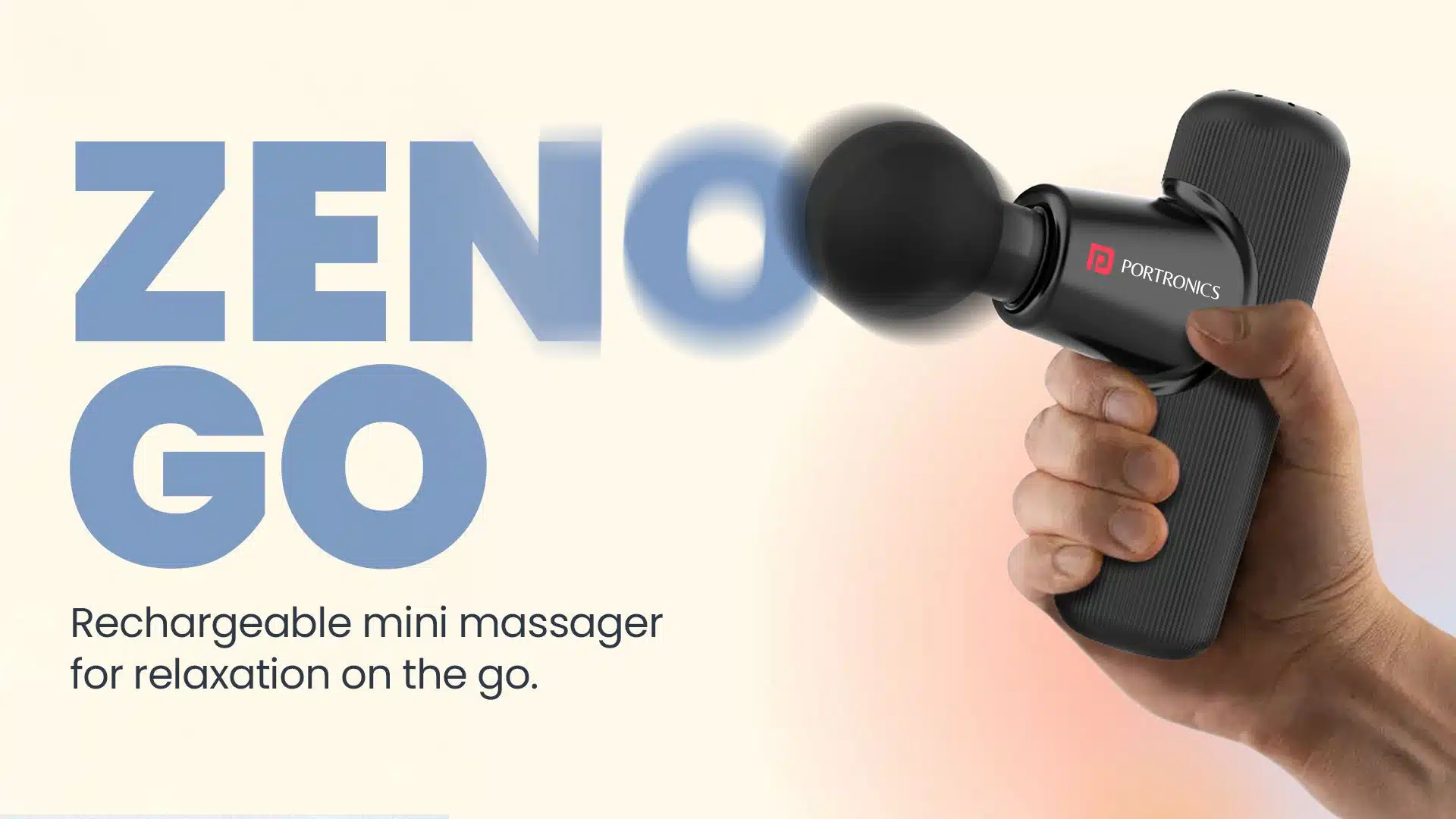 Portronics Launches Zeno Go Mini Massager in India for INR 2,299