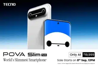 Tecno POVA Slim 5G with 6.78-inch AMOLED display, 5.95mm thickness launched in India