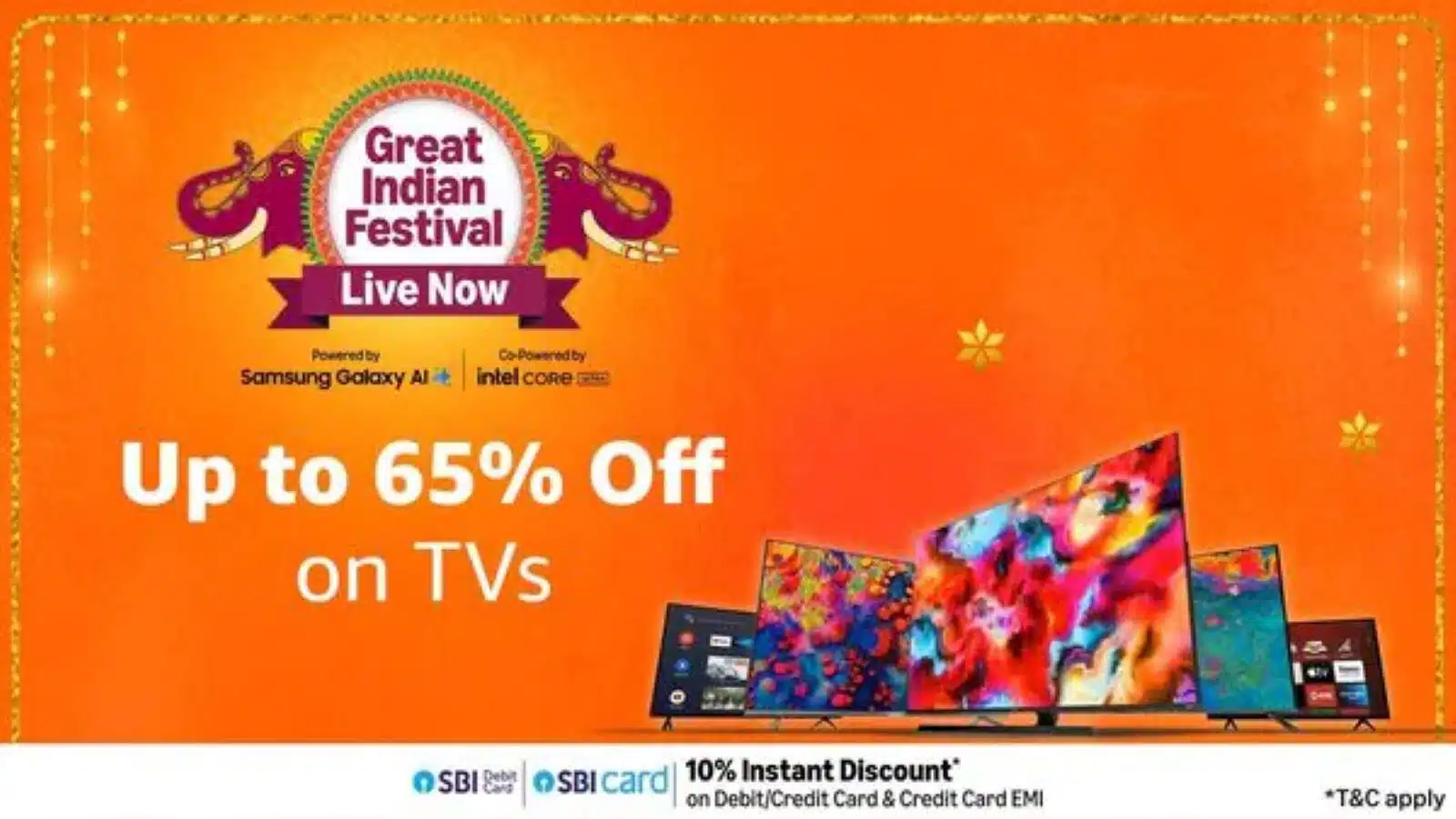 Amazon Great Indian Festival 2025 brings big discounts on LG, Sony TVs