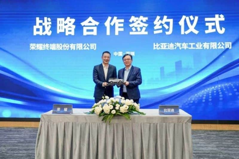 HONOR and BYD Partner