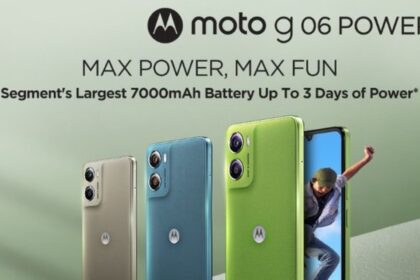 Motorola Launches Moto g06 POWER with 7000mAh Battery at Rs 7,499