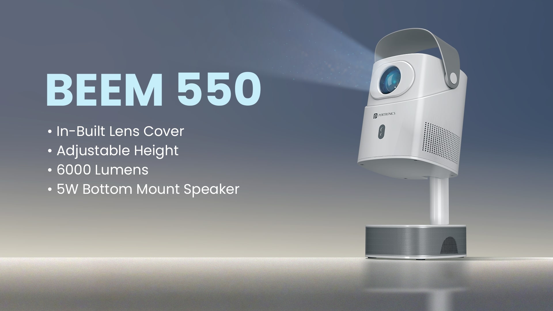 Portronics Launches Beem 550 Smart LED Projector at ₹9,999 in India