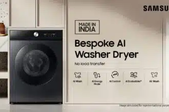 Samsung Begins Local Manufacturing of Bespoke AI Washer Dryer in Chennai