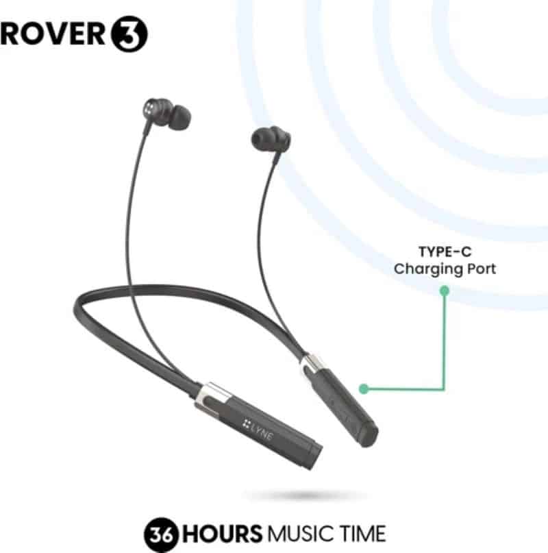 The Rover 3 Pro Bluetooth Neckband