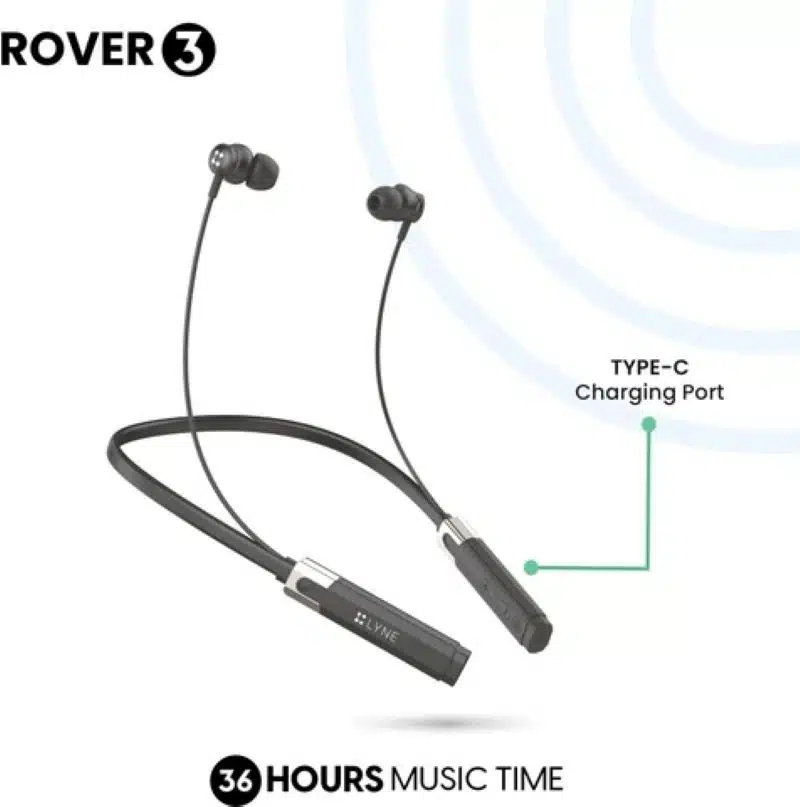 The Rover 3 Pro Bluetooth Neckband