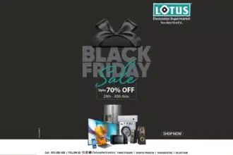 Lotus Electronics Announces Its Biggest Black Friday Sale With Discounts Up to 70 Percent
