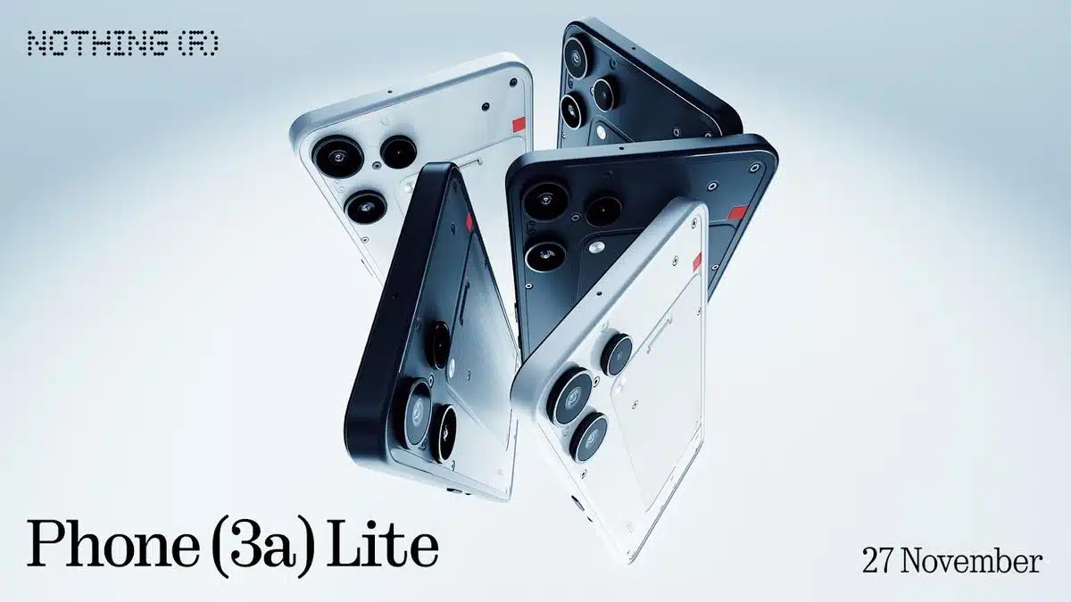 Nothing Phone 3a Lite launches in India on November 27