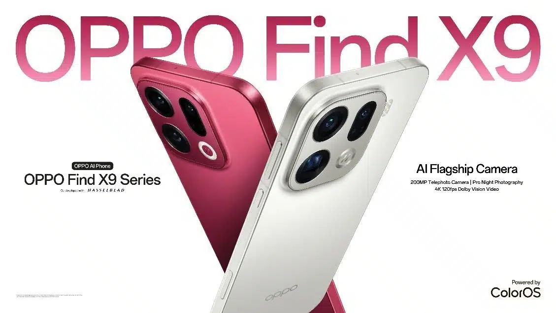 OPPO Find X9 arrives in Velvet Red colour with 7025mAh battery and sales starting December 8
