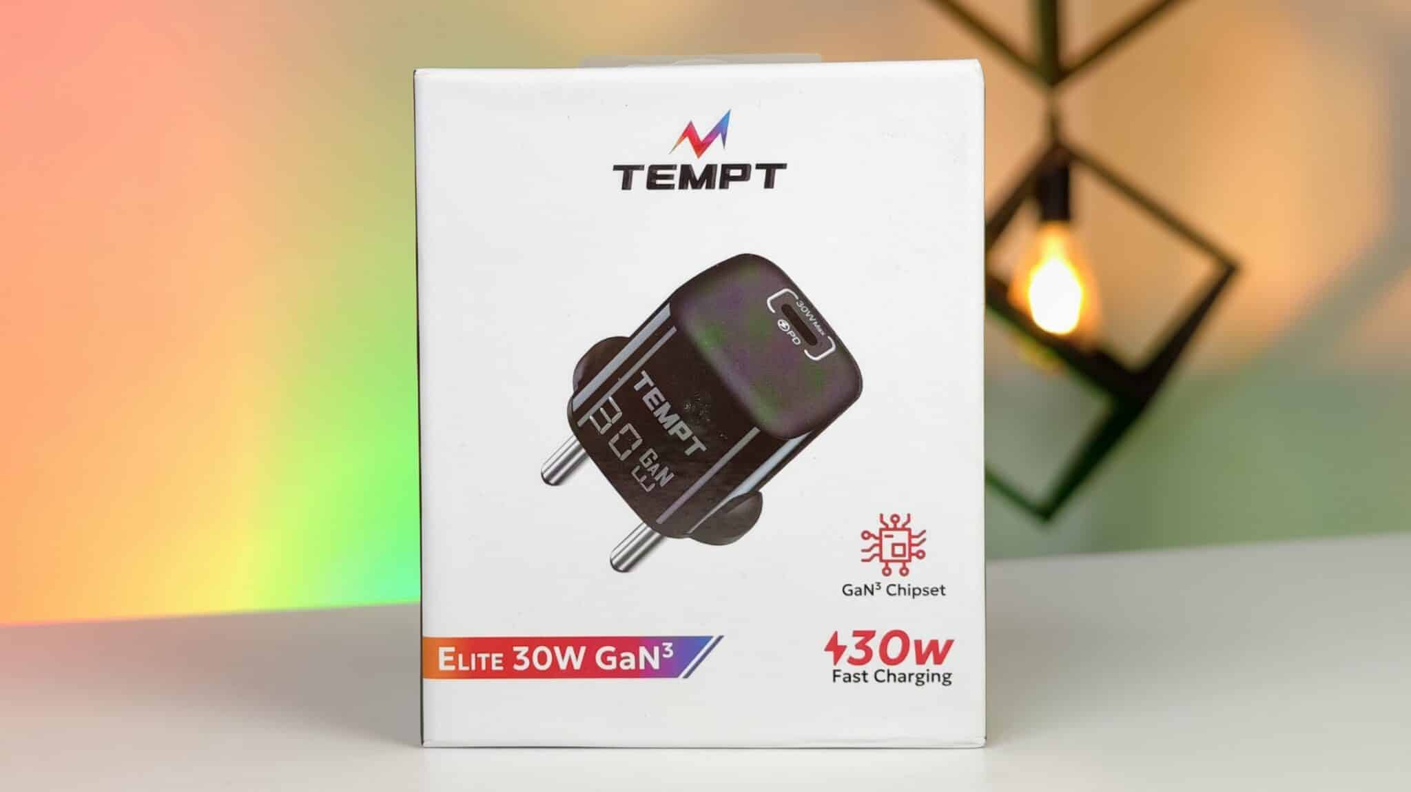 Tempt Elite 30W GaN Charger Review: Fast Charging Gets Affordable