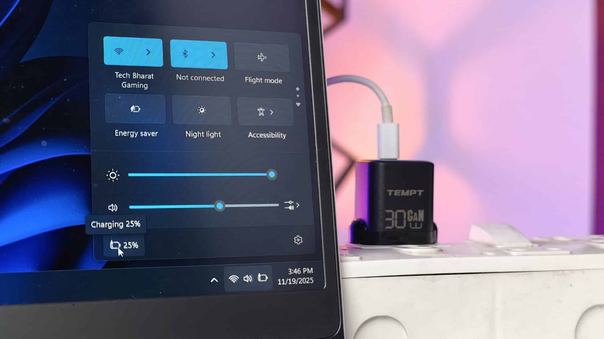 Tempt Elite 30W GaN Charger Review: Fast Charging Gets Affordable