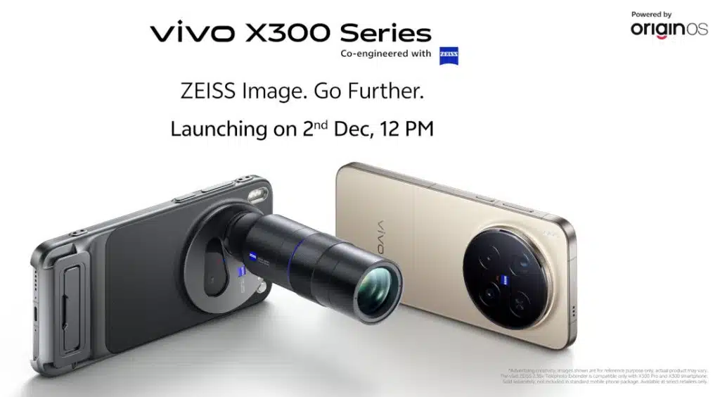 Vivo X300 series India launch date set for December 2