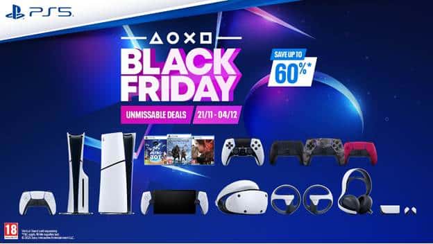 Sony PlayStation India Reveals Black Friday Sale Prices for PS5, VR2 and Accessories