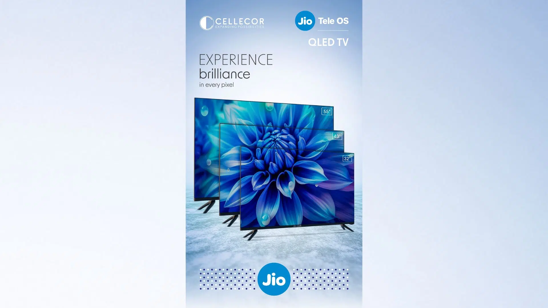 Cellecor Launches New QLED Smart TV Series Powered by JioTele OS