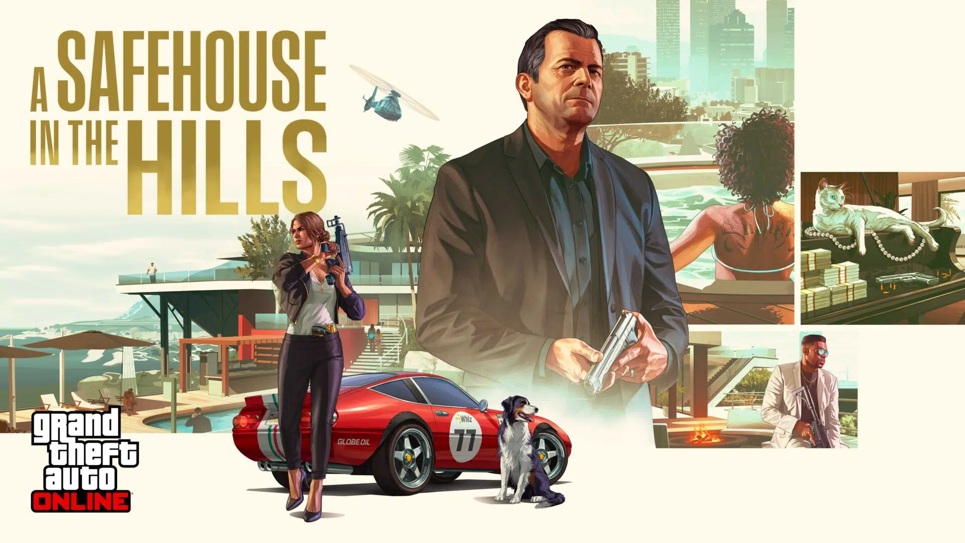 Rockstar Games Launches Major GTA Online Update with Mansions and Michael De Santa
