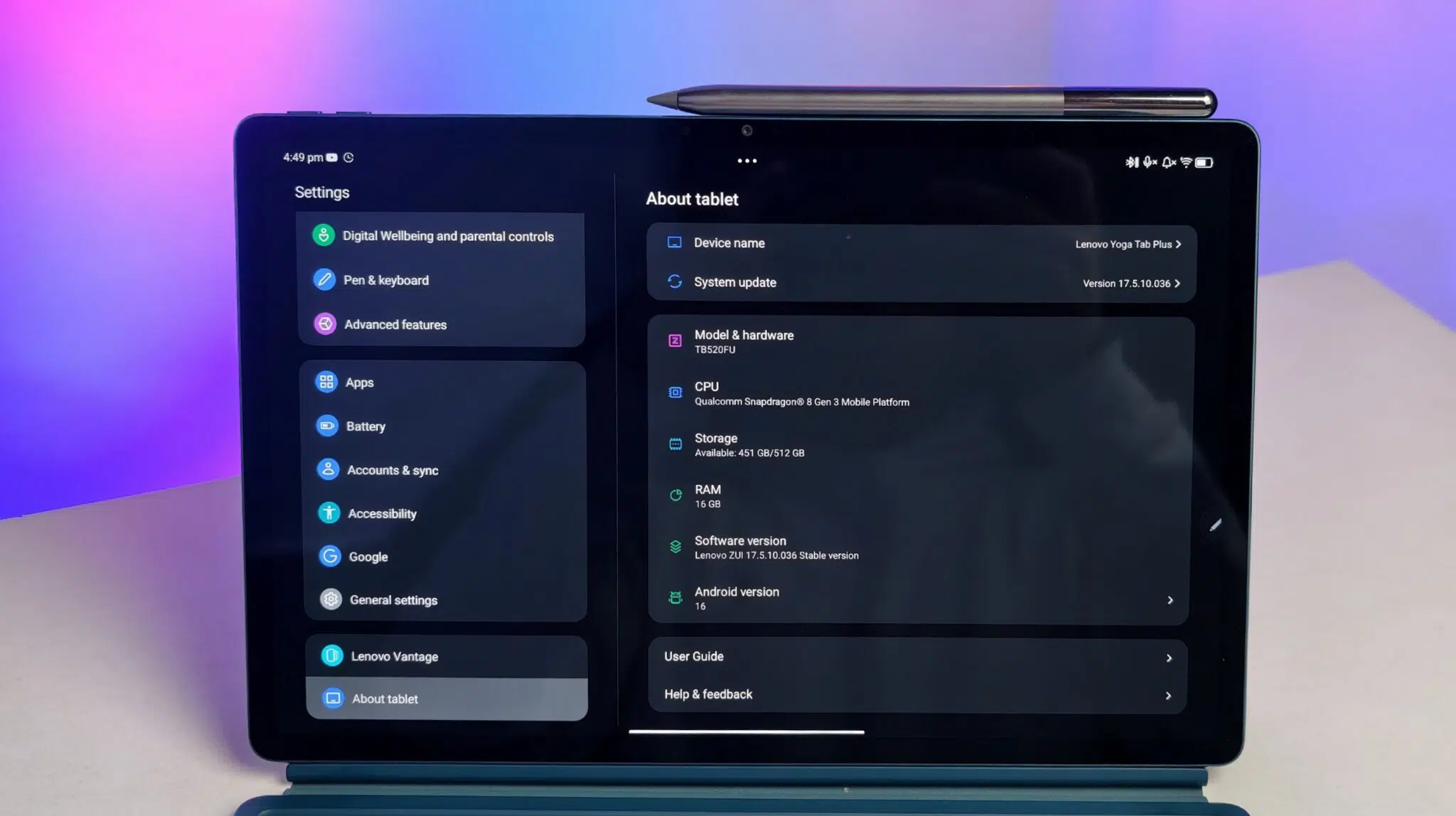 Lenovo Yoga Tab Plus Review