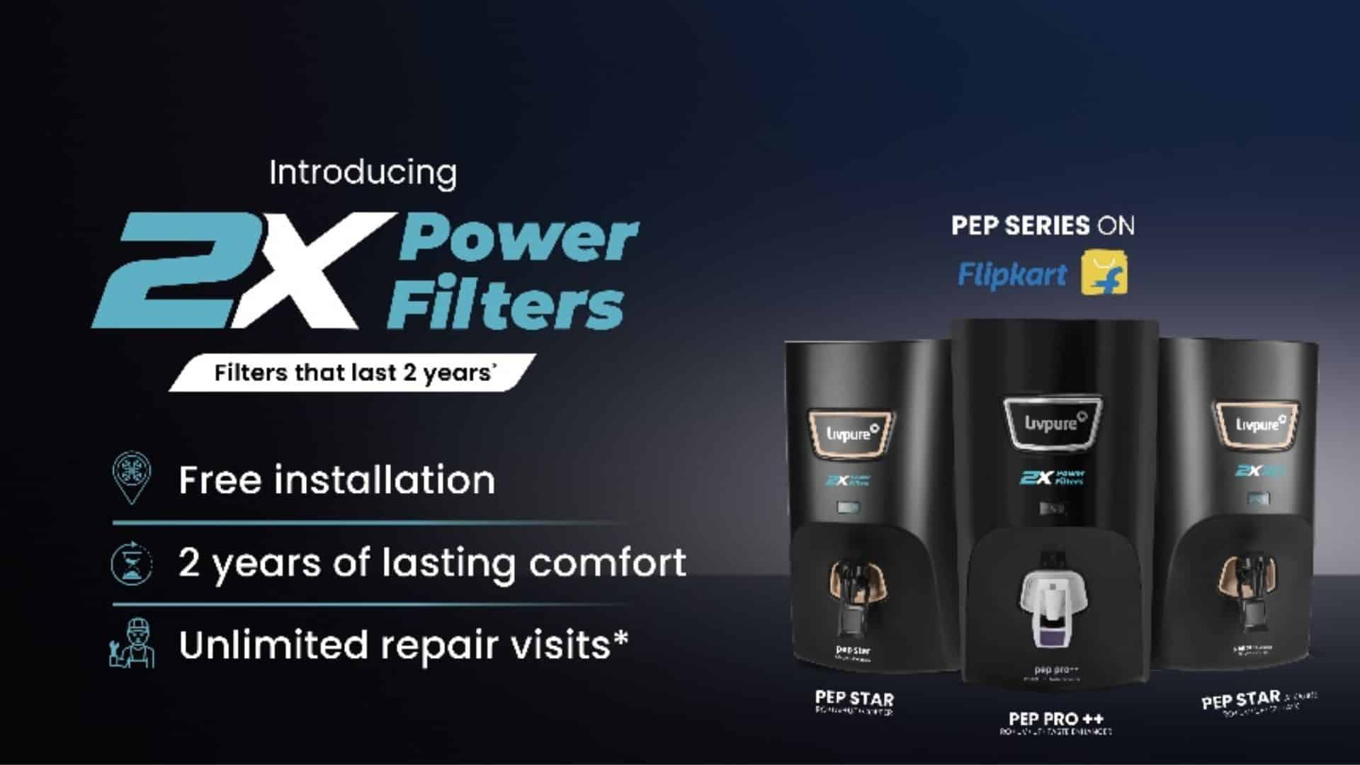 Livpure Launches New Water Purifiers With Filters That Last Two Years