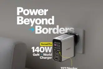 Stuffcool launches Nomad Pro 140W GaN charger with display in India