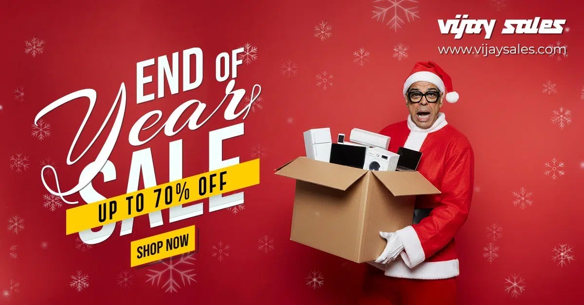 Vijay Sales Announces Year End Sale 2025 with Up to 70% Off on Electronics Starting December 13
