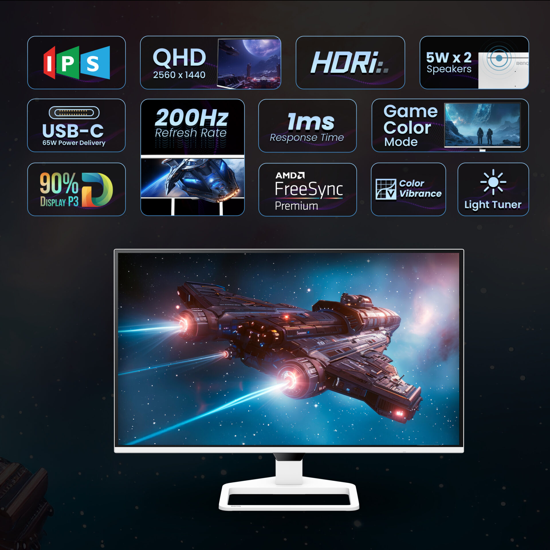 BenQ Launches EW270Q Gaming Monitor in India with 200Hz Refresh Rate and USB-C