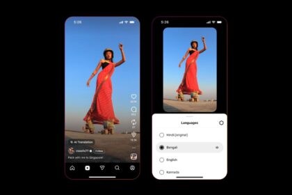 Instagram Rolls Out Meta AI Dubbing for Reels in Five New Indian Languages