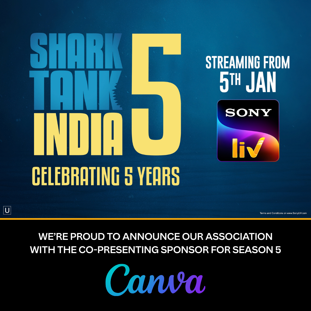 Canva Becomes Title Sponsor for Shark Tank India Season 5 to Help Startups Pitch Better