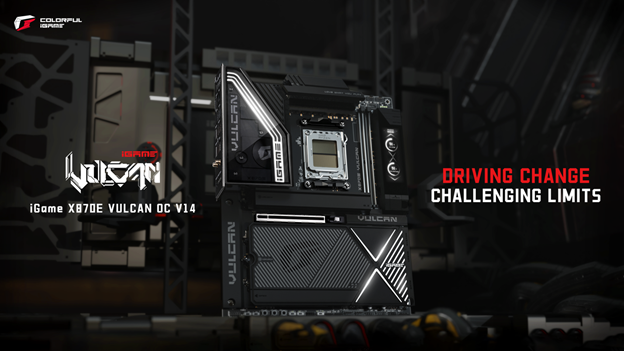 COLORFUL launches flagship iGame X870E VULCAN OC motherboard in India