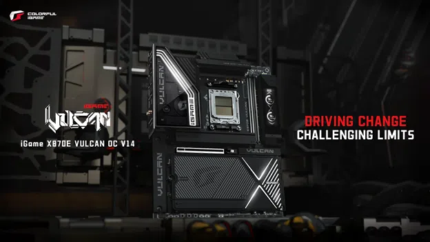 COLORFUL launches flagship iGame X870E VULCAN OC motherboard in India