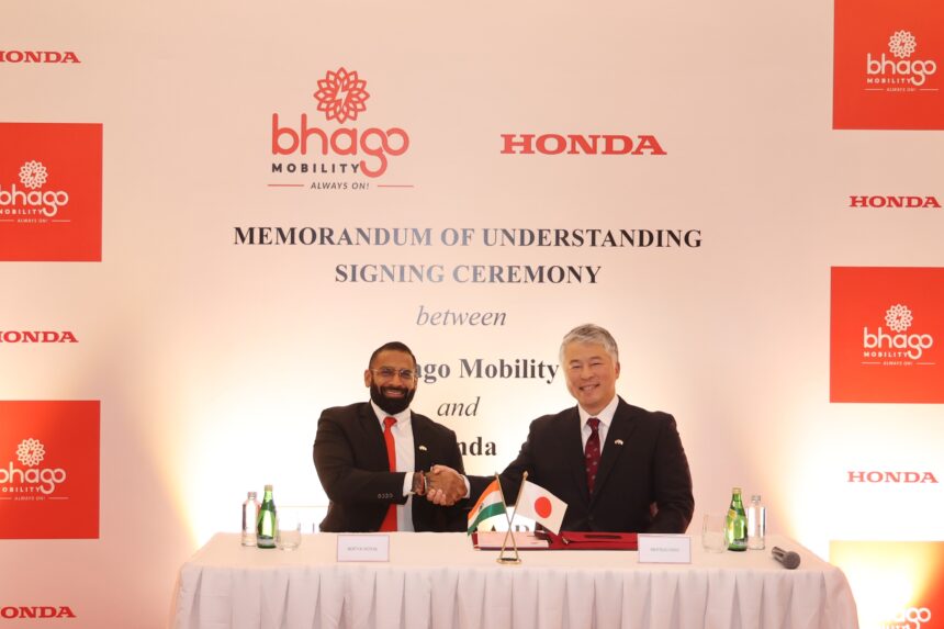 Bhago Mobility Partners with Honda to Launch Electric Transport Platform for Gig Workers