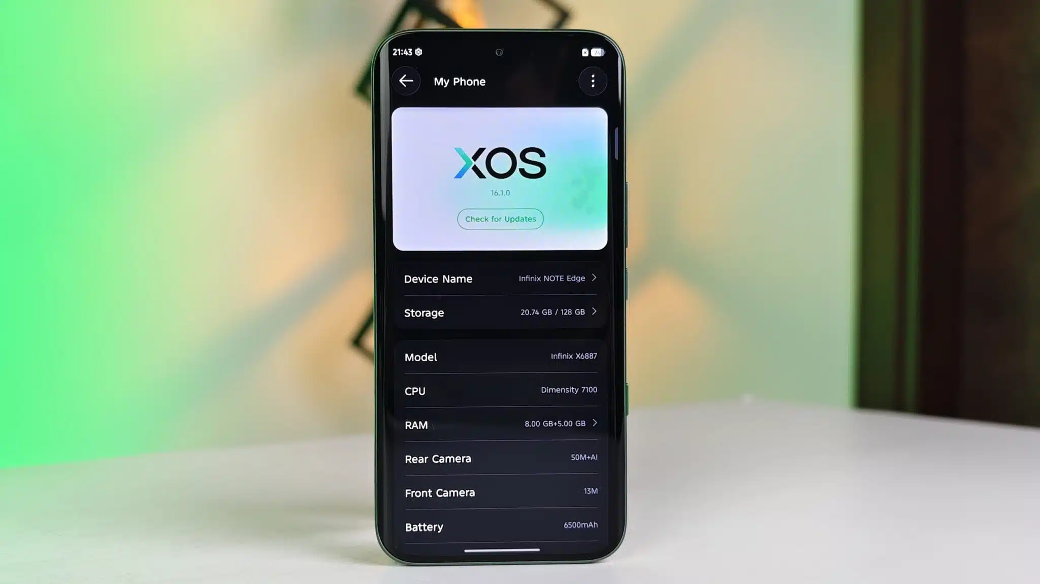 Infinix Note Edge 5G Review