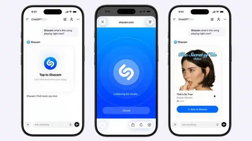 ChatGPT Adds Shazam Song Recognition for Instant Music Identification