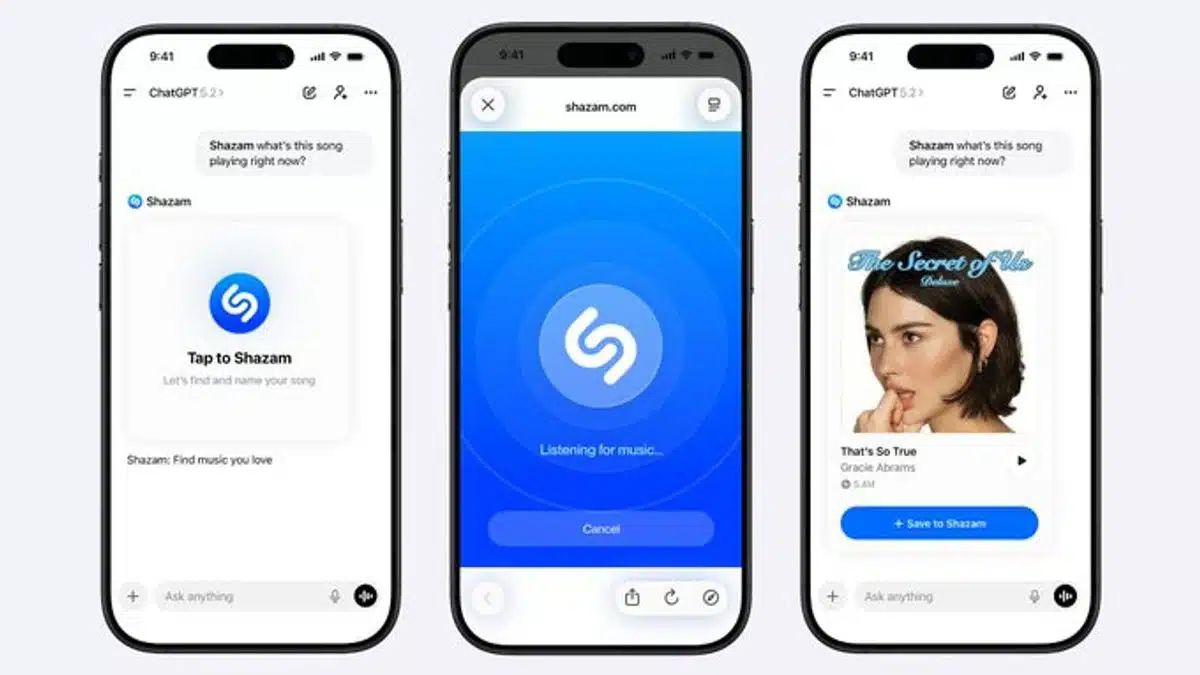 ChatGPT Adds Shazam Song Recognition for Instant Music Identification