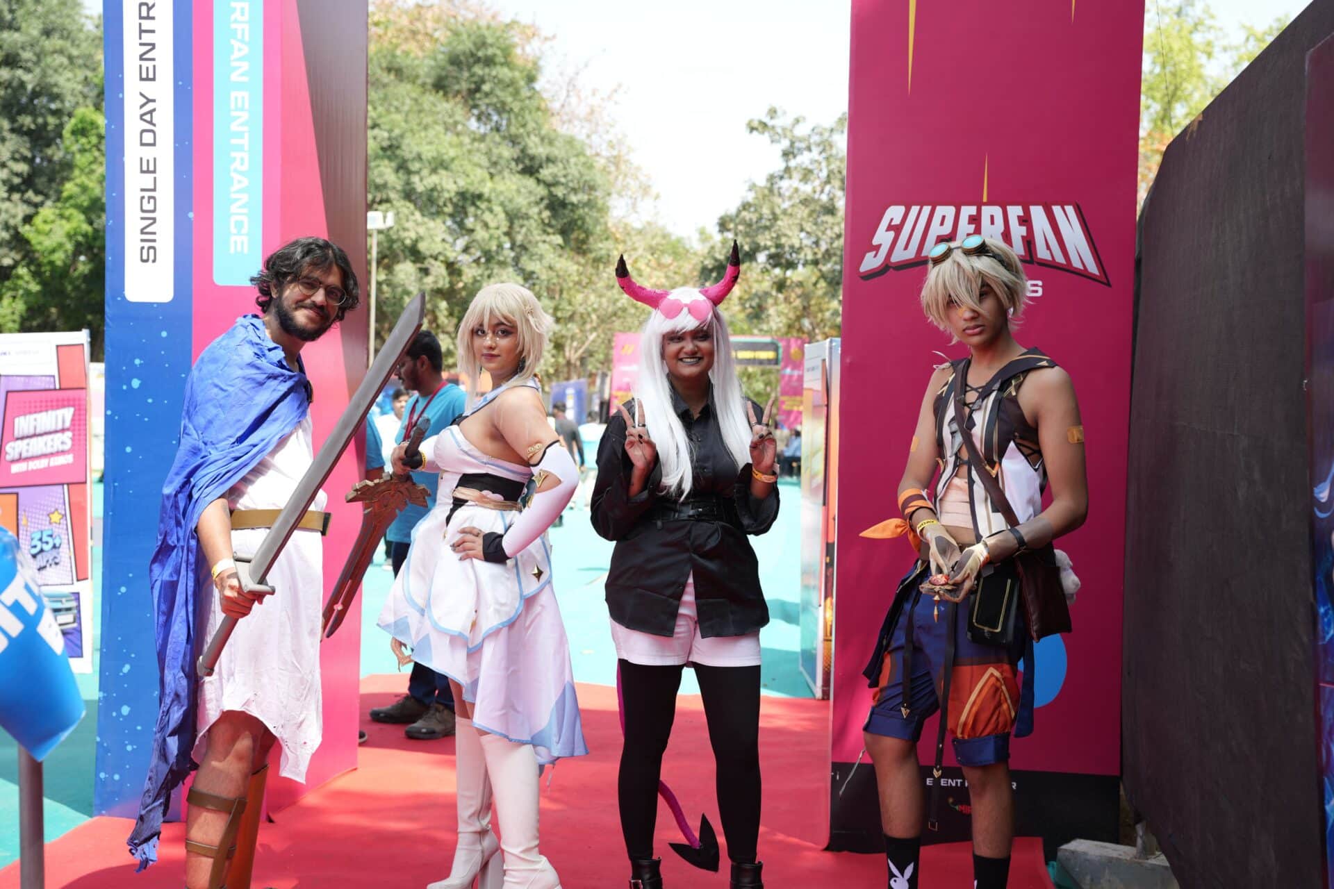 Gurugram Comic Con Debut Draws Over 22,000 Fans to Millennium City 1 Cosplayers at Comic Con Gurugram