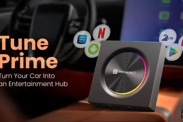 Portronics Launches Tune Prime Wireless Adapter for Smart In-Car Entertainment