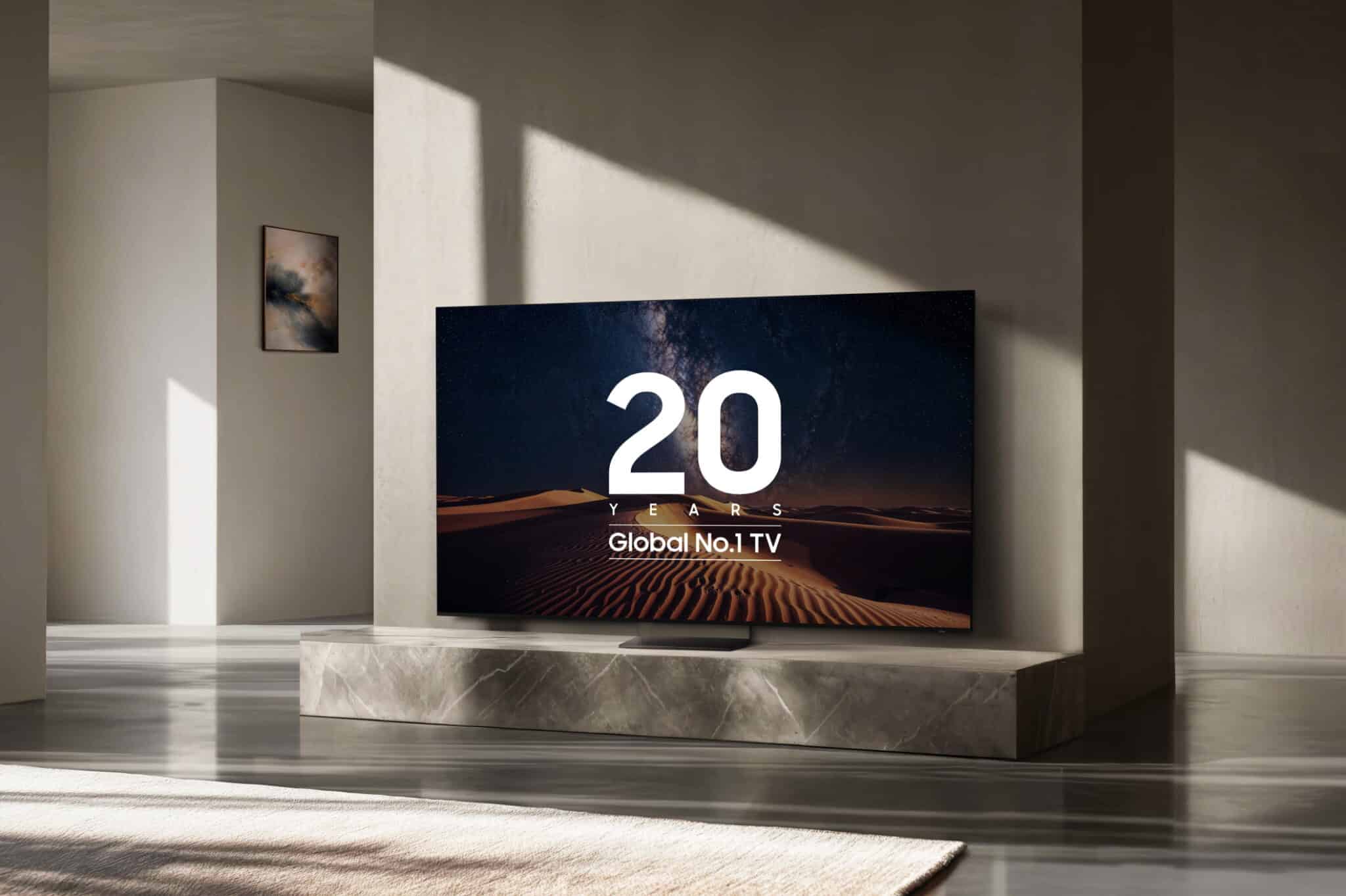 Samsung Ranks as Global TV Market Leader for 20 Straight Years